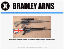 Tablet Screenshot of bradleyarms.com
